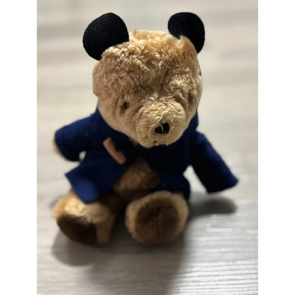 Eden Toys Paddington Bear‎ Plush Toy 1981 Vintage Blue Coat